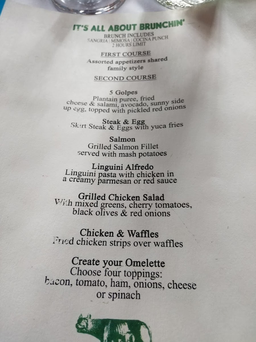 Taller Cocina Menu - Image 1